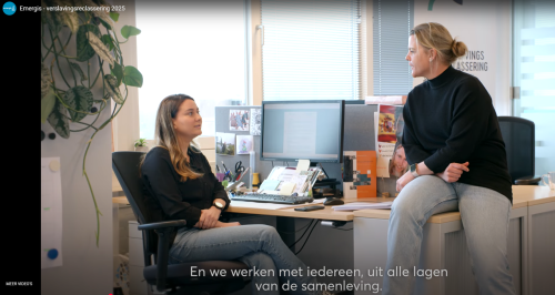 Collega's aan het werk 